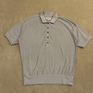Richer Poorer Knit Stretch Polo Button Up Shirt Small
